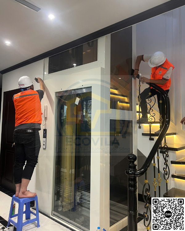 Thang máy liên doanh MRL Fuji (350–450kg): Giá từ 280 – 380 triệu, tiết kiệm, bền